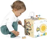 Куб развивающий Janod Pure Activity Cube деревянный, интерактивный 18m+, 1 шт — фото 7