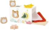 Коробка сенсорная Janod Pure Sensory Tissue Box с платочками, для малышей 12m+, 1 шт — фото 2