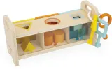 Сортер Janod Shape Sorter Box with Keys деревянный, с ключами 18m+, 1 шт — фото 2