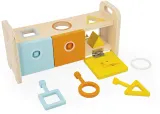 Сортер Janod Shape Sorter Box with Keys деревянный, с ключами 18m+, 1 шт — фото 5