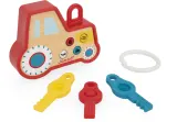 Брелок-игрушка Janod Sound and Light Tractor Keychain со звуком и светом, деревянный 18m+, 1 шт — фото 5