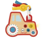Брелок-игрушка Janod Sound and Light Tractor Keychain со звуком и светом, деревянный 18m+, 1 шт — фото 7