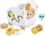 Игрушка развивающая Janod Multi-Activity Sheep деревянная, складная 12m+, 1 шт — фото 1
