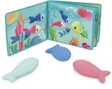 Книжка для ванной Janod Bath Book Party under the sea детская, для игры в воде 10m+, 1 шт — фото 1