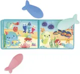 Книжка для ванной Janod Bath Book Party under the sea детская, для игры в воде 10m+, 1 шт — фото 3