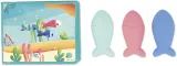 Книжка для ванной Janod Bath Book Party under the sea детская, для игры в воде 10m+, 1 шт — фото 4