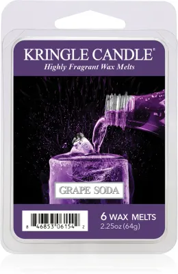 Воск для аромалампы Kringle Candle Grape Soda с цитрусовым фруктовым ароматом, соевый воск, 64 г