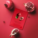 Набор тканевых масок для лица KORIKA SuperFruits Pomegranate Set of 5 Hydrating Face Sheet Masks увлажняющий, с экстрактом граната, 5 × 25 г — фото 2