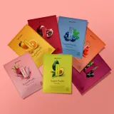 Набор тканевых масок для лица KORIKA SuperFruits Pomegranate Set of 5 Hydrating Face Sheet Masks увлажняющий, с экстрактом граната, 5 × 25 г — фото 4