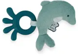 Прорезыватель для зубов Kaloo Petit Calme плюшевый, синий, 1 шт Dolphin — фото 1