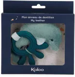 Прорезыватель для зубов Kaloo Petit Calme плюшевый, синий, 1 шт Dolphin — фото 4