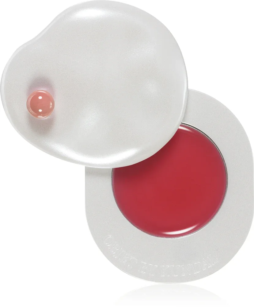Бальзам для губ KUNDAL Objet Dew Drop Lip Glaze Balm оттеночный, с блеском, 2 г, оттенок Peach Apricot