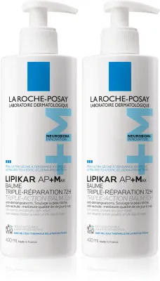 Набор бальзамов для тела La Roche-Posay Lipikar AP+Max для сухой и атопичной кожи, 2 шт