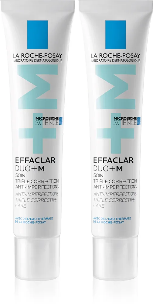 Набор кремов для лица La Roche-Posay Effaclar DUO (+M) для кожи с несовершенствами, 2 x 40 мл
