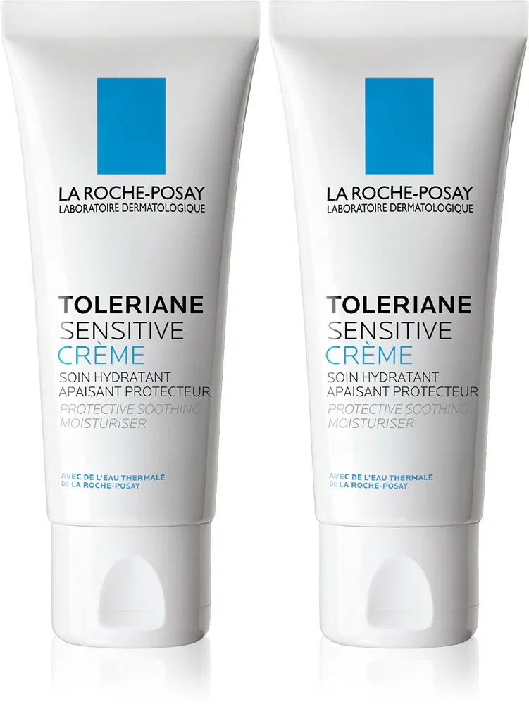 Набор кремов для лица La Roche-Posay Toleriane Sensitive увлажняющий, для чувствительной кожи, 2 x 40 мл