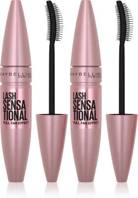 MAYBELLINE NEW YORK Lash Sensational - Набор туши для ресниц Maybelline Lash Sensational удлиняющая и уплотняющая, 2 шт, 2 шт