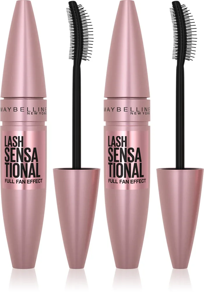 MAYBELLINE NEW YORK Lash Sensational - Набор туши для ресниц Maybelline Lash Sensational удлиняющая и уплотняющая, 2 шт, 2 шт