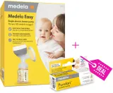 Молокоотсос Medela Easy + Purelan с ланолиновой мазью, 1 шт — фото 2