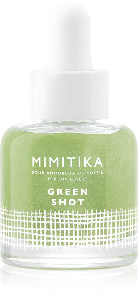 Сыворотка для лица Mimitika Green Shot Detoxifying Serum с зелёным чаем, матирующая, 15 мл