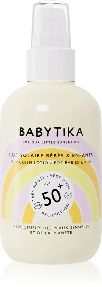 Солнцезащитное молочко для детей Mimitika Babytika Sunscreen Lotion SPF 50+ водостойкое, 190 мл SPF 50+