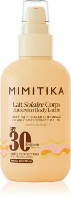Солнцезащитное молочко для тела Mimitika Sun Body Lotion SPF30 водостойкое, с витамином E, 190 мл