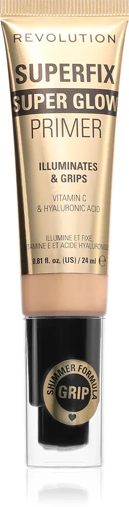 База под макияж Revolution Superfix Super Glow сияющая, с гиалуроновой кислотой и алоэ, 24 мл