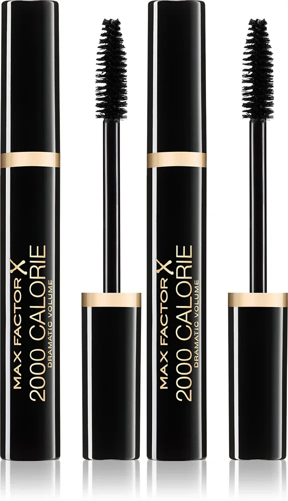 Набор туши для ресниц Max Factor 2000 Calorie для объёма, чёрная, 1 шт