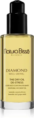 Natura Bissé Diamond Well-Living The Dry Oil De-Stress - Сухое масло для тела Natura Bisse Diamond Well-Living The Dry Oil De-Stress, с маслом виноградных косточек и лавандой, 100 мл, 100 мл
