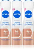 Антиперспирант-спрей NIVEA Derma Dry Control, набор 3х150 мл — фото 1