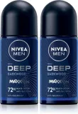 Антиперспирант-ролик NIVEA MEN Deep для мужчин, с угольным порошком, 2х50 мл — фото 1
