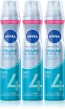 Лак для волос NIVEA Volume Care, для тонких волос, сильная фиксация, 3х250 мл — фото 1