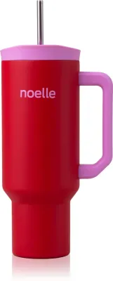 Бутылка для воды Noelle Tumbler, для горячих и холодных напитков, красная, 1 шт