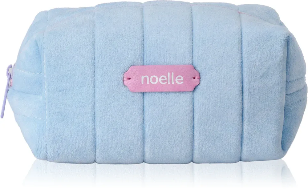 Косметичка Noelle Cosmetic Bag Plush Pouch, компактная, на молнии, 1 шт