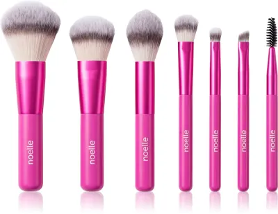 Набор кистей для макияжа Noelle Pocket Glam Set 7/1 дорожный, подарочный, 8 шт