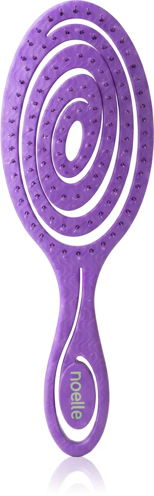 Плоская щётка для волос Noelle Hairbrush бережная, из переработанных материалов, 1 шт