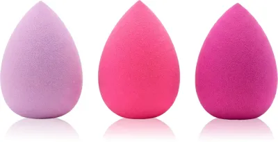 Спонжи для макияжа Noelle Makeup Sponges 3/1 для кремовых и жидких текстур, 3 шт