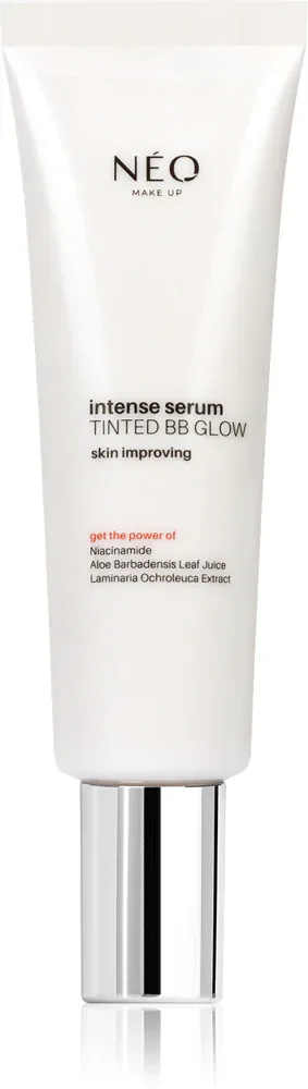 BB крем тонирующий NEO MAKE UP Intense Serum Tinted BB Glow Cream с SPF, сияющий, 30 мл, оттенок Deep Glow