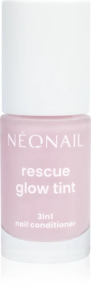 Кондиционер для ногтей NEONAIL Rescue Glow Tint 3in1 укрепляющий, с Ceramide NG, розовый, 7,2 мл, оттенок Glitter Violet
