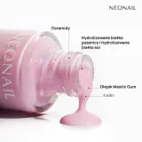 Кондиционер для ногтей NEONAIL Rescue Glow Tint 3in1 укрепляющий, с Ceramide NG, розовый, 7,2 мл, оттенок Glitter Violet — фото 7