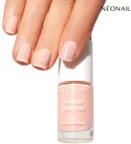 Кондиционер для ногтей NEONAIL Rescue Glow Tint 3in1 укрепляющий, с Ceramide NG, розовый, 7,2 мл, оттенок Peachy Peach — фото 3