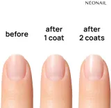 Кондиционер для ногтей NEONAIL Rescue Glow Tint 3in1 укрепляющий, с Ceramide NG, розовый, 7,2 мл, оттенок Peachy Peach — фото 4