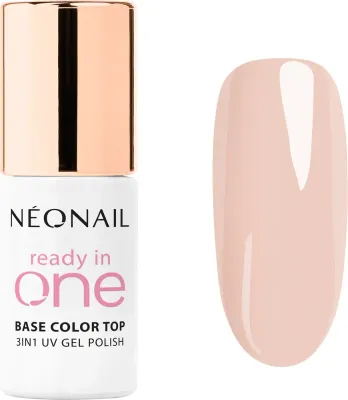 Гель-лак для ногтей NEONAIL Ready In One 3in1 бежевый, глянцевый, стойкий, для UV/LED, 7,2 мл