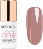 Гель-лак для ногтей NEONAIL Ready In One 3in1 бежевый, глянцевый, стойкий, для UV/LED, 7,2 мл, оттенок 06 One Dusty Rose — фото 1