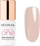 Гель-лак для ногтей NEONAIL Ready In One 3in1 бежевый, глянцевый, стойкий, для UV/LED, 7,2 мл, оттенок 04 One Soft Beige — фото 1