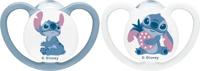 Пустышки NUK Perfect Match Air Stitch ортодонтические, 2 шт