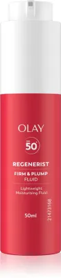 Дневной крем для лица Olay Regenerist Firm Plump с SPF 50+, ниацинамидом и пептидом, 50 мл SPF 50+