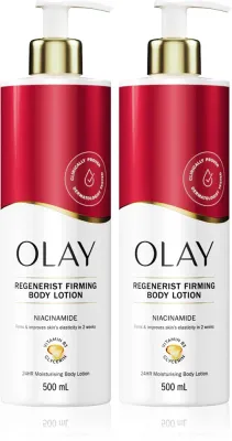 Набор молочко для тела Olay Regenerist Firming Body Lotion увлажняющее, 2х500 мл