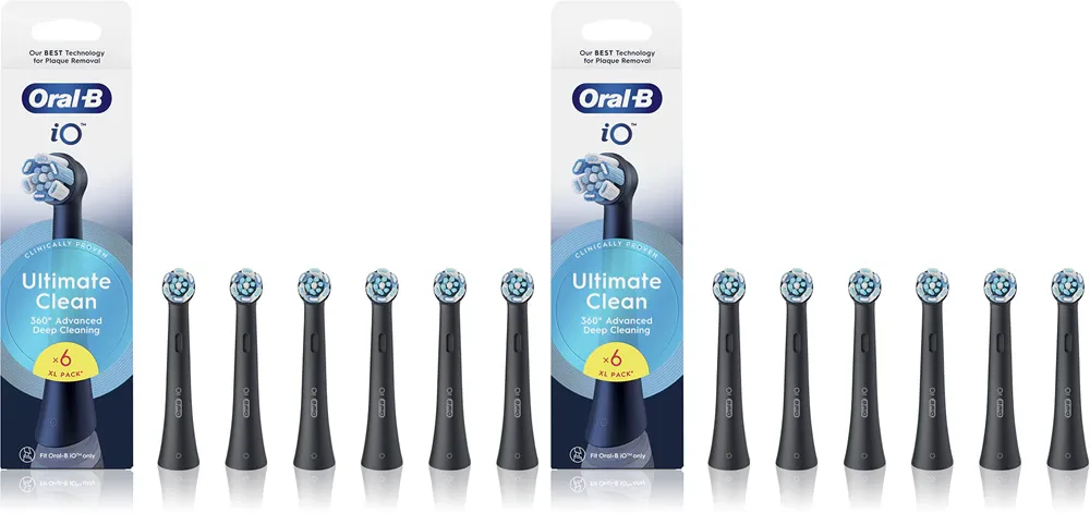 Набор сменных насадок Oral-B iO Ultimate Clean, 2×6 шт