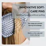 Щётка для волос Parsa Beauty ID Anti-Hairloss массажная, бережная к волосам, 1 шт — фото 6