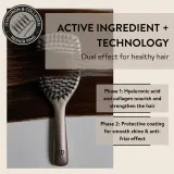 Щётка для волос Parsa Beauty ID Anti-Frizz с щетиной кабана, эргономичная, 1 шт — фото 4